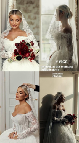 Vigo gown TmFler collection. A dream encased in lace.