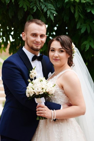 Mrs. Klaudia and her husband