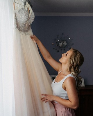 Pani Monika podesłała nam śliczne zdjęcia ze swojego ślubu